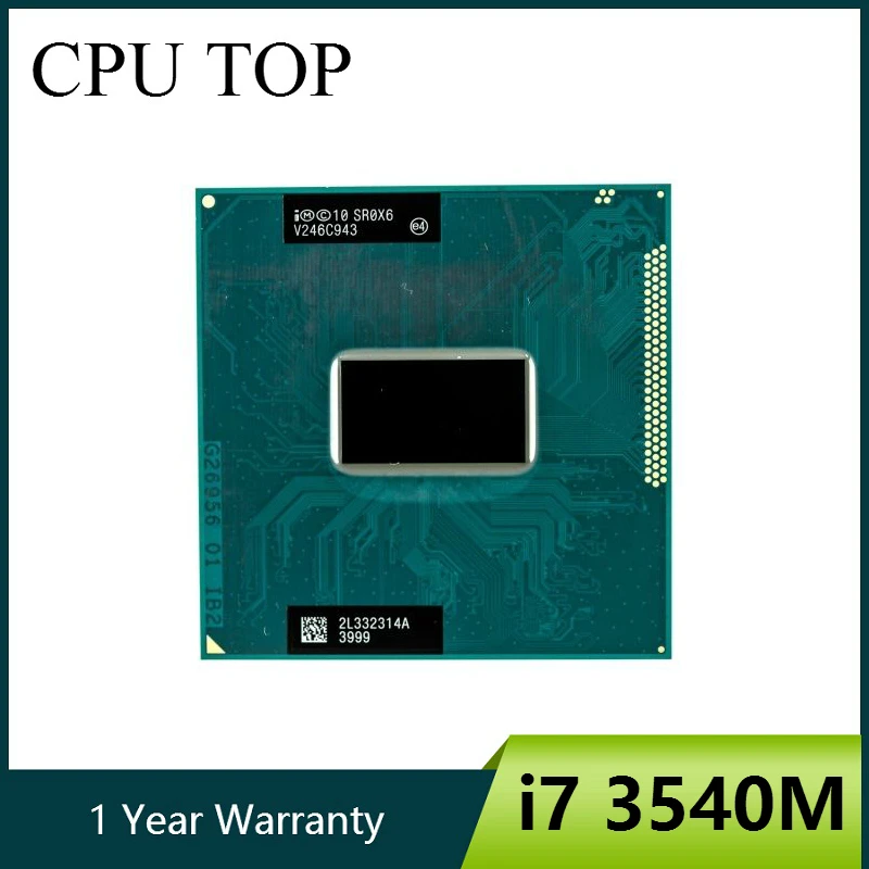 Процессор Intel Core i7 3540M 3,0 GHz 4M Socket G2 для ноутбука CPU SR0X6|socket g2|intel coreintel core i7-3540m - AliExpress
