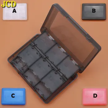 

JCD 28 in 1 Game Memory Card Cases Hard Plastic Micro SD Holder for Nintend NDS NDSi New 3DS LL XL Cartridge Storage Box