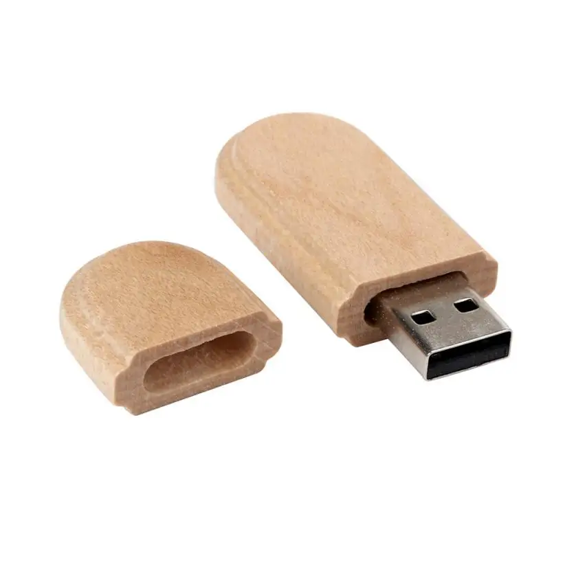 2018 Новый Лидер продаж продажа Деревянных USB 2.0 2 ГБ флэш-накопитель флэш-накопителей дерево U диск челнока 18jan19
