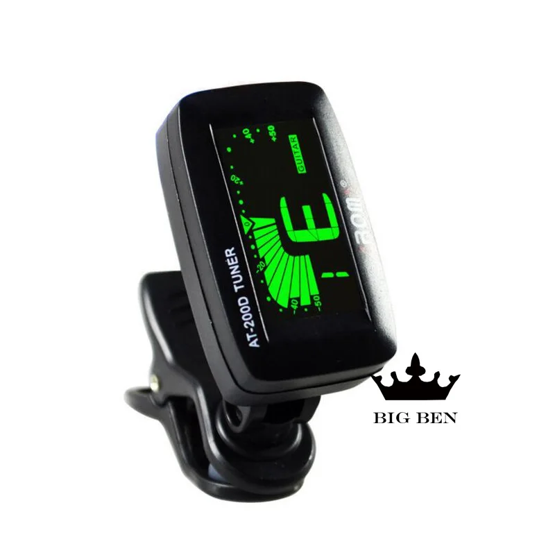 Frosting black electronic tuner small portable bass guitar tuners