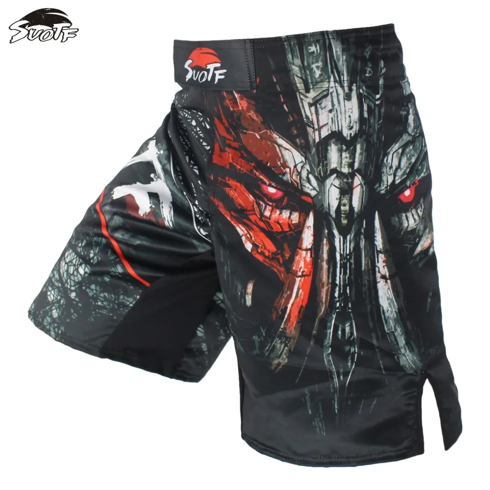 New Gorilla Ape MMA Shorts Muay Thai Boxing Short Pants Fighting Kick Men Fight