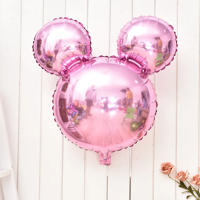 26 inches Mickey head Foil Balloons baby shower Cartoon inflatable helium ballon Children Toys happy birthday Party decoration