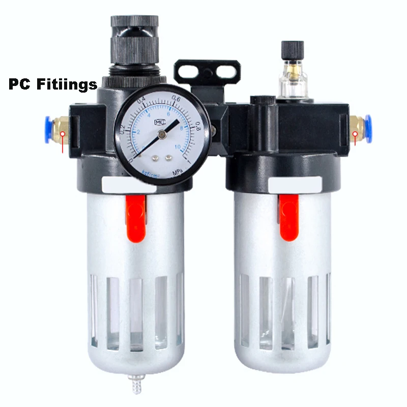 BFC-2000 Compressor Air Pneumatic Adjustable Filter Regulator Lubricator Control Units |