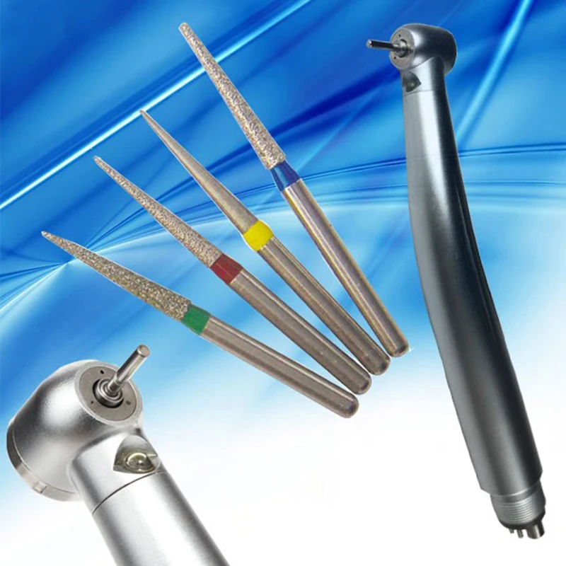 

Midwest 4 hole Torque head dental teaching drills with air turbine ceramic bearing handpiece in LED