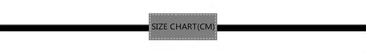 Size chart CM