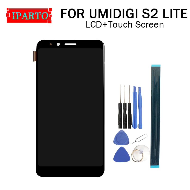 6 0 дюймовый ЖК дисплей UMIDIGI S2 LITE + кодирующий преобразователь сенсорного экрана в