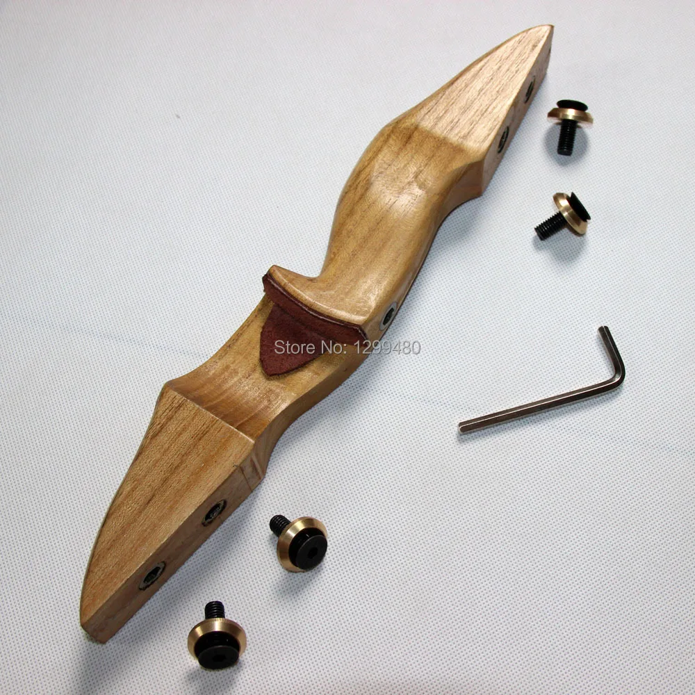 Free Shipping 1Pcs Bow Handle For Handmade Traditional Recurve Bowin