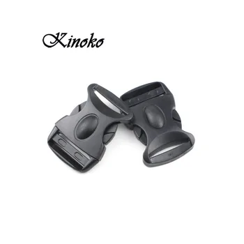 

100pcs/Pack 1-1/4" Black Plastic Side Release Buckle For Tactical Luggage Webbing Size (31mm)#MB0114