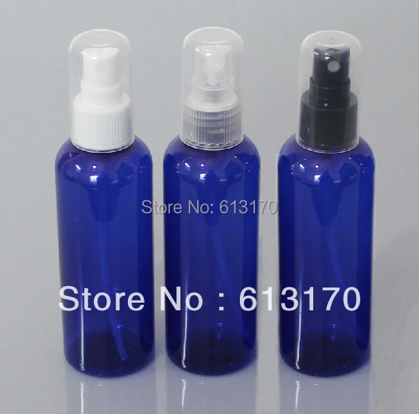 100ml blue refillable plastic bottle mist sprayer bottle men perfume