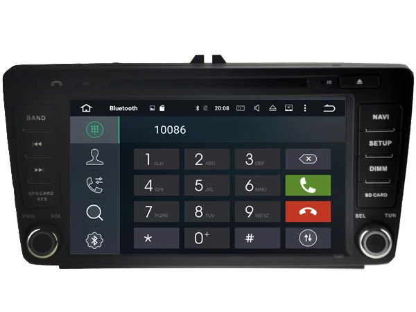 Perfect Android 8.0 CAR Audio DVD player FOR SKODA Octavia (2004-2011) gps Multimedia head device unit receiver BT WIFI 3