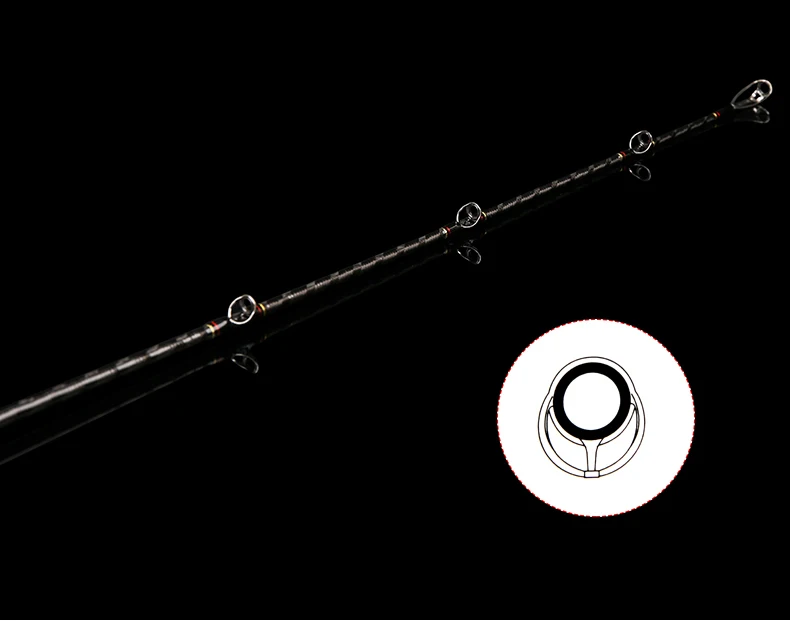 2 шт. 2,28 м бас литье стержень 8-30 г Вес приманки, 2-5(PE)/Тест baitcasing Pole Тяжелая мощность, быстрое действие удилище Fuji