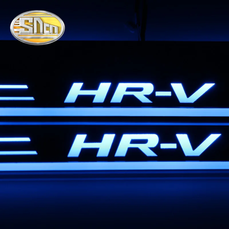 SNCN 4 шт. Φ для Honda автомобильный светодиодный дверной порог HRV 2015 2016 2018