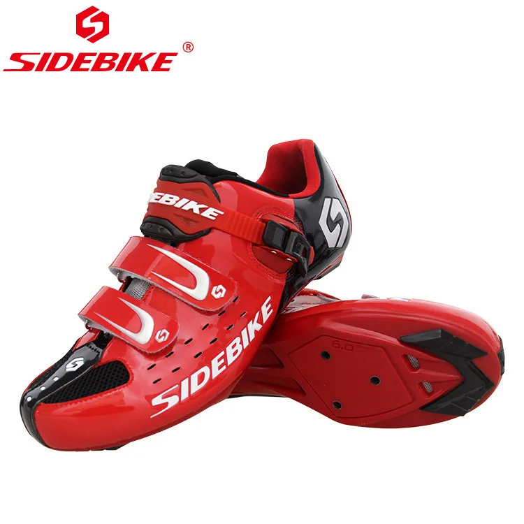 SIDEBIKE/Мужская обувь для велоспорта с самоблокирующимся замком; обувь для шоссейного велосипеда; светоотражающие велосипедные туфли для триатлона; гоночные кроссовки; Zapatos Ciclismo - Цвет: Nylon Road Racing
