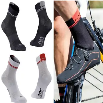 

New Unisex Brand Cycling Socks Sport Outdoor Breathable Nylon Running Basketball Bike Socks