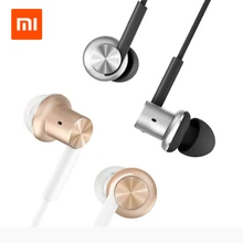 D’origine Xiaomi Mi IV Hybride Écouteurs Filaire Contrôle avec MICRO Dynamique de Deux Pilotes et deux équilibrée-pilotes armature
