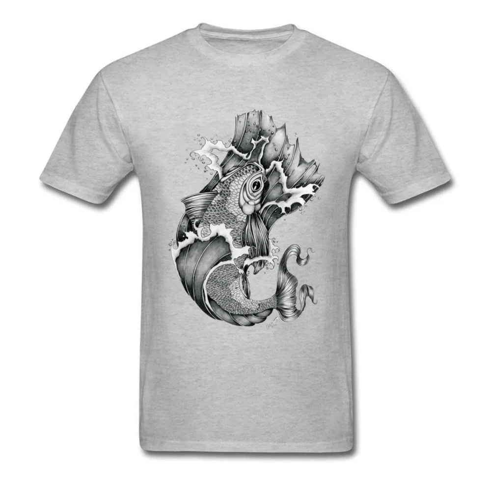 Koi Tattoo Style Art_grey