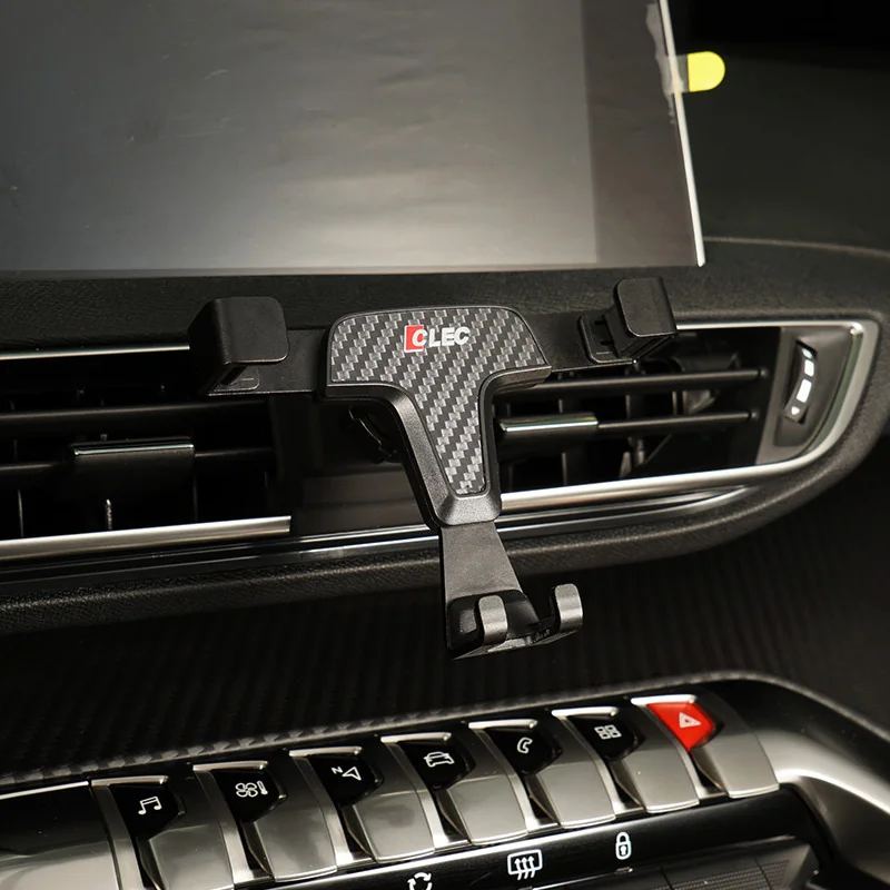 Автомобильный Стайлинг 360 градусов, устанавливаемое на вентиляционное отверстие в салоне автомобиля чехлы для мобильного телефона с магнитной защелкой вращающийся держатель Подставка для peugeot 3008/5008