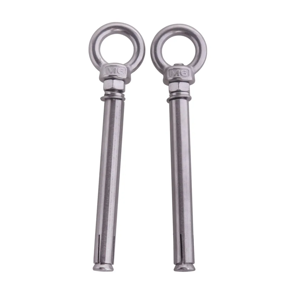 

M6x100mm 304 Stainless Steel Ring Internal Expansion Lifting Expansion Eyebolt Pack of 2