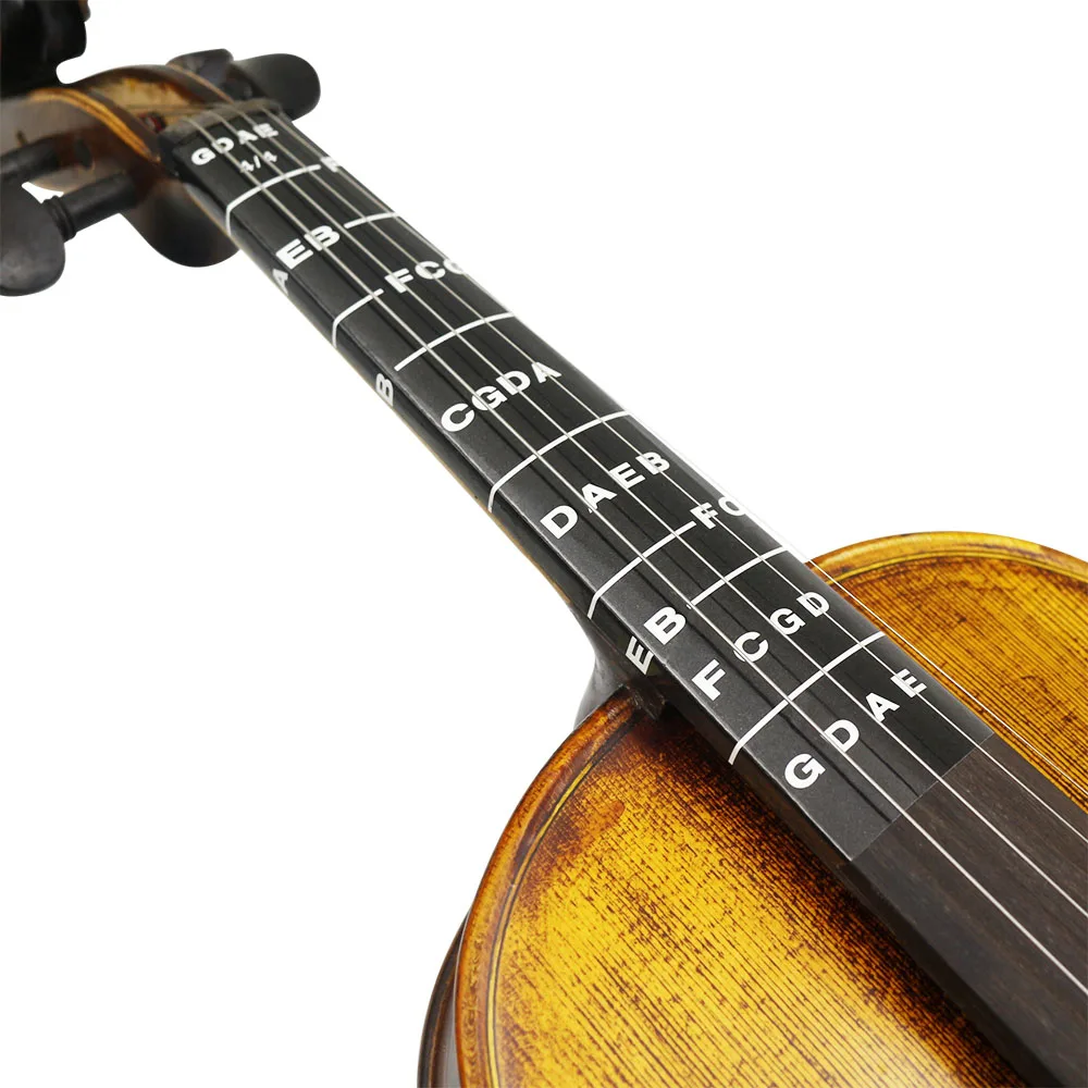 10pcs 4/4 Violin Scale Stickers Learn Violin Scales Fretboard Note