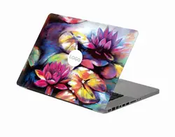 Элегантный цветок лотоса ноутбука Наклейка Стикеры кожи для MacBook Air Pro Retina 11 "13" 15 "винил Mac чехол Средства ухода за кожей полное покрытие кожи