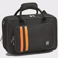 Деревянный BB Кларнет чехол с красочные полосы карман