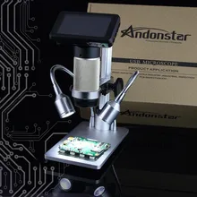Микроскоп Andonstar ADSM201 HDMI 1080 P, микроскоп для пайки, цифровой микроскоп, микроскоп, микроскоп на большое расстояние