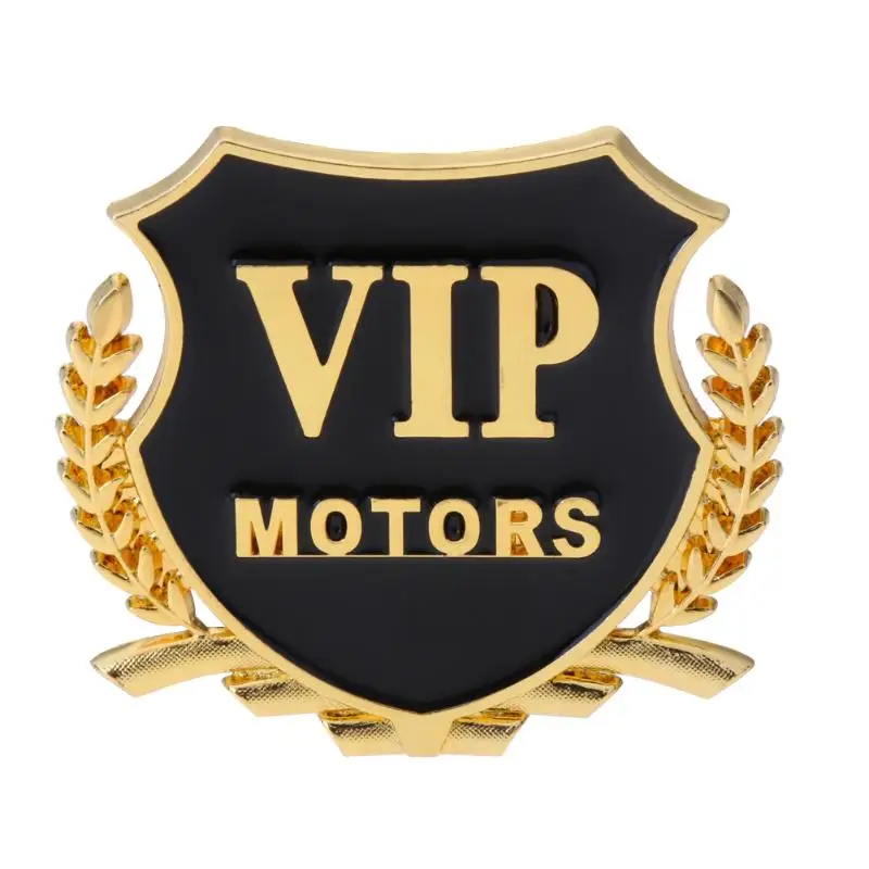 VODOOL 2 шт. стикер для стайлинга автомобиля VIP MOTORS 3D металлический автомобильный