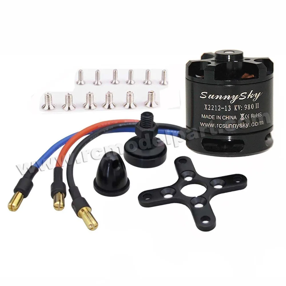 

Sunnysky X2212-13 980KV Brushless Motor with Hexacopter Japanese NMB ball bearings for Multirotor Quadcopter
