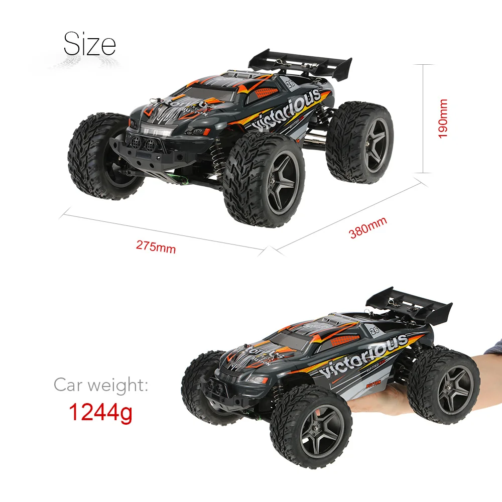 WLtoys A333 2,4 ГГц 2WD 1/12 35 км/ч Матовый Электрический RTR Monster пульт дистанционного управления автомобиля