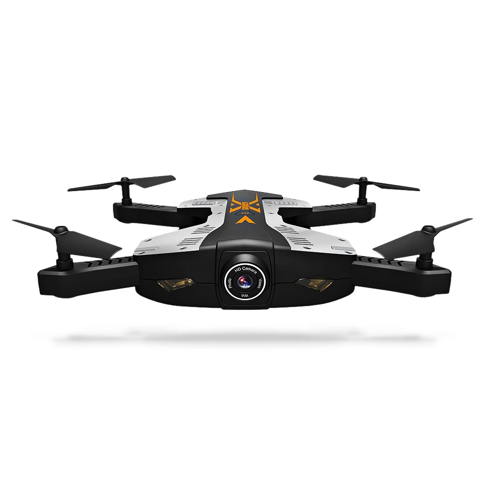 

Latest Protable TK112W 2.4GHz 4CH Foldable RC Drone RTF WiFi FPV 720P HD G-Sensor Mode Waypoints 360 Rotation Altitude Hold