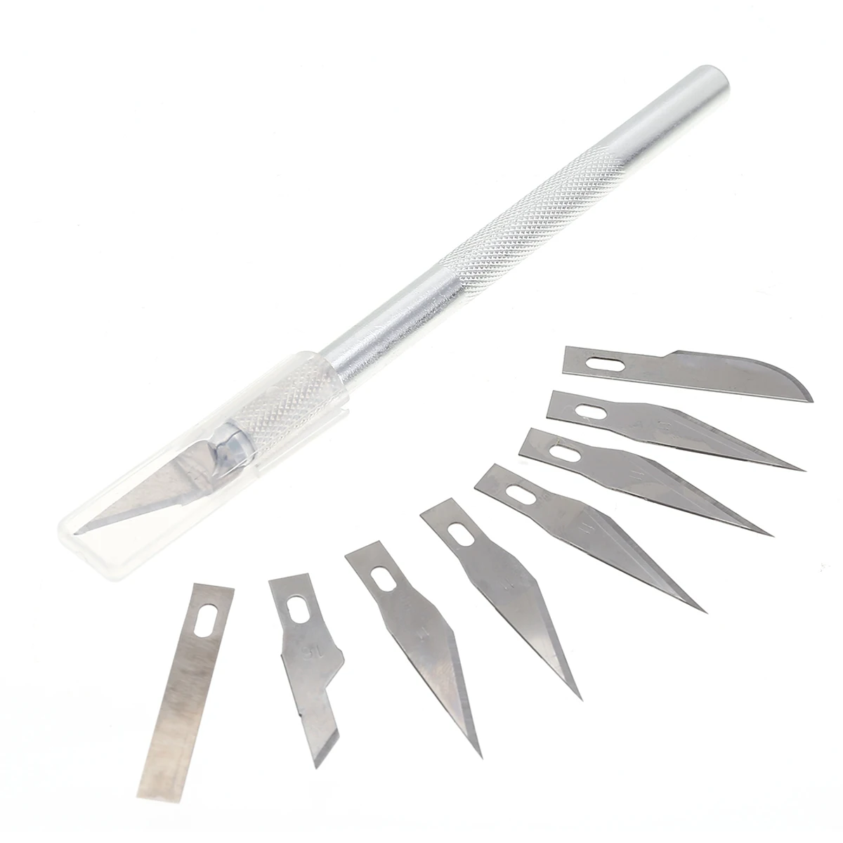 9pcs/lot Wood Paper Cutter Pen Knife Scalpel Steel Blades Engraving Knives for Crafts Arts Drawing DIY Repair Hand Tools