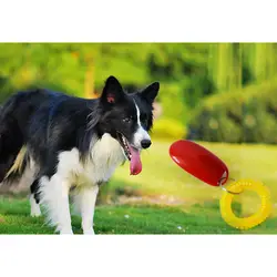 Лидер продаж 1 шт. Pet Trainer Pet Dog Training кликер для собак расширение типа брелок и ремешок на запястье Doggy поезд нажмите товары для домашних