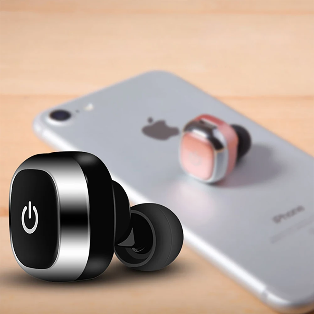 Mini Wireless Bluetooth Earphones Handsfree Portable Driving Earbuds