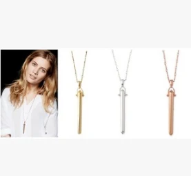 

ZRM (can mix color)3pcs/lot Wholesale Fashion Jewelry Gold/Silver/Rose Gold Charm Rebel Pendant Necklace For Women