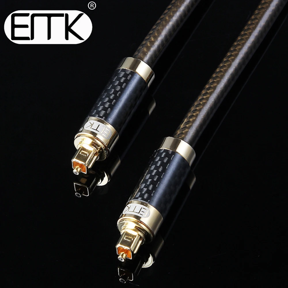 

EMK Optical Audio Cable Digital Sound SPDIF Coaxial Cord Toslink Fiber Optic Cable OD8.0