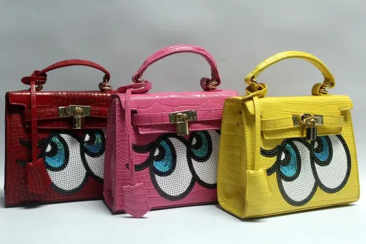 Sponge Bob Women Character Cartoon Eyes Handbags Leather Crossbody Sponge Bob Women Character Cartoon Eyes Handbags Leather Crossbody Bag Lock Top Handle Tote Bags Doctor Playnomore Shoulder In From