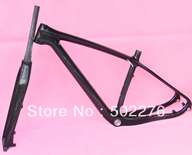 

Full Carbon 3K Glossy MTB 29" Wheel Mountain Bike Bicycle 29ER BSA Frame and Fork : 15.5", 17.5", 19" (Gift: Headset)
