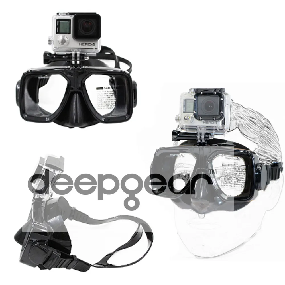 Deepgear Brand Scuba Diving Mask Top grade silicon snorkel mask for
