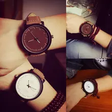 Новые мужские часы для женщин кожаный ремешок Кварцевые Аналоговый компас набор часы с компасом