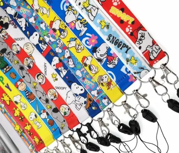 

50pcs Japanese anime dog Key chain popular Anime Cartoon Neck Straps Lanyards key ID Card