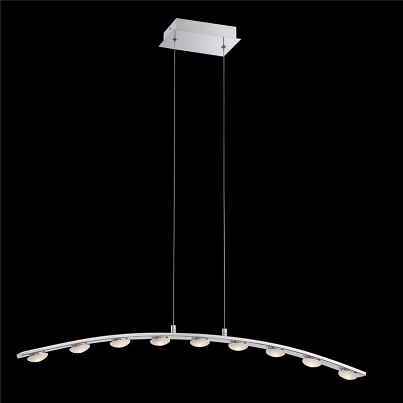 

Custom modern minimalist creative acrylic study 9LED chandeliers bedroom living room dining room stainless steel LED chandeliers