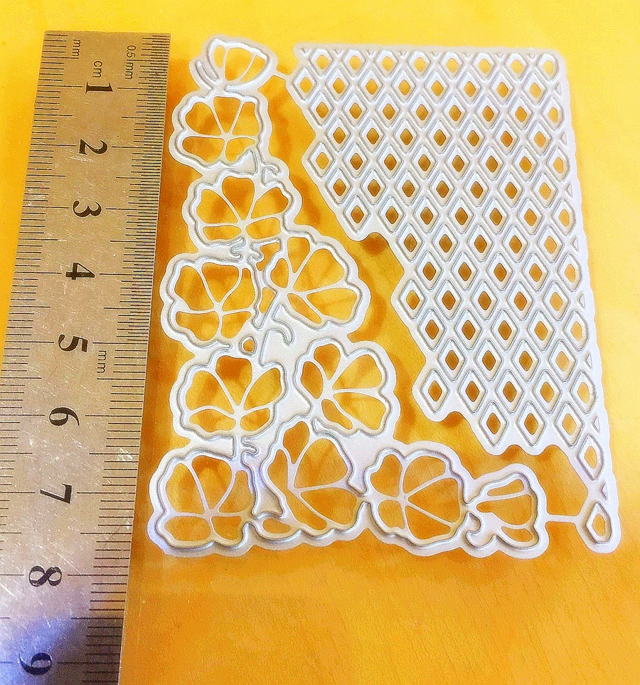 Чистый угол кубик Рождественская рамка металлические режущие штампы 3D штампы DIY Скрапбукинг углеродное ремесло фото приглашение карточное украшение 7,9X10 см