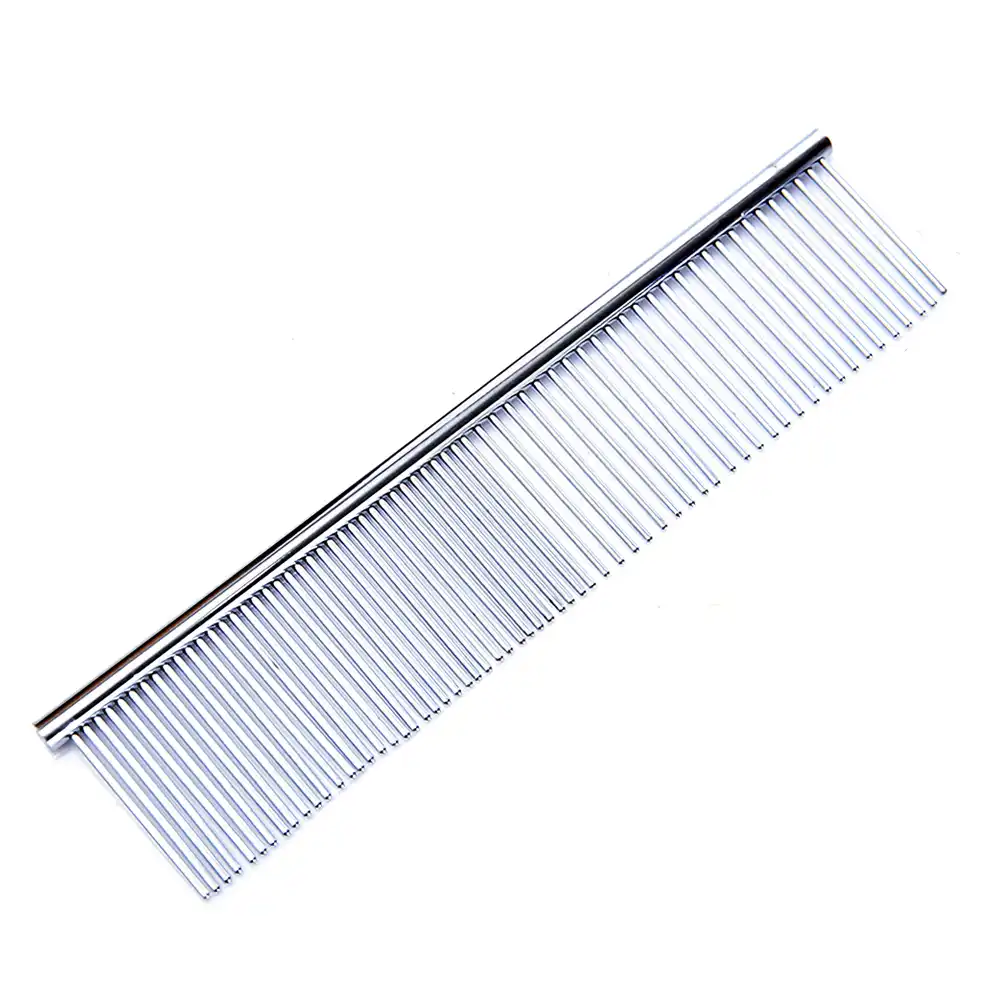 stainless steel dog comb