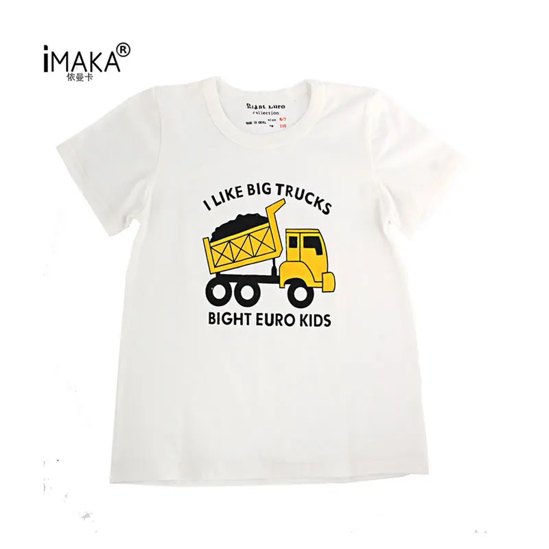 2017 Cotton Boys Girls T-shirts Short Sleeve Kids T-Shirt Tees Children Tops Cute Cartoon Car Boy Sportswear Shirt Clothes Clearance (6)