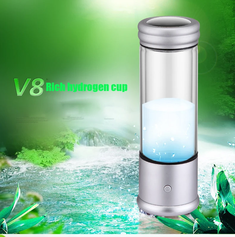

350ML Hydrogen Rich Water Generator Alkaline Energy Bottle Hydrogen Water Ionizer Antioxidant Healthy Anti-Aging Cup