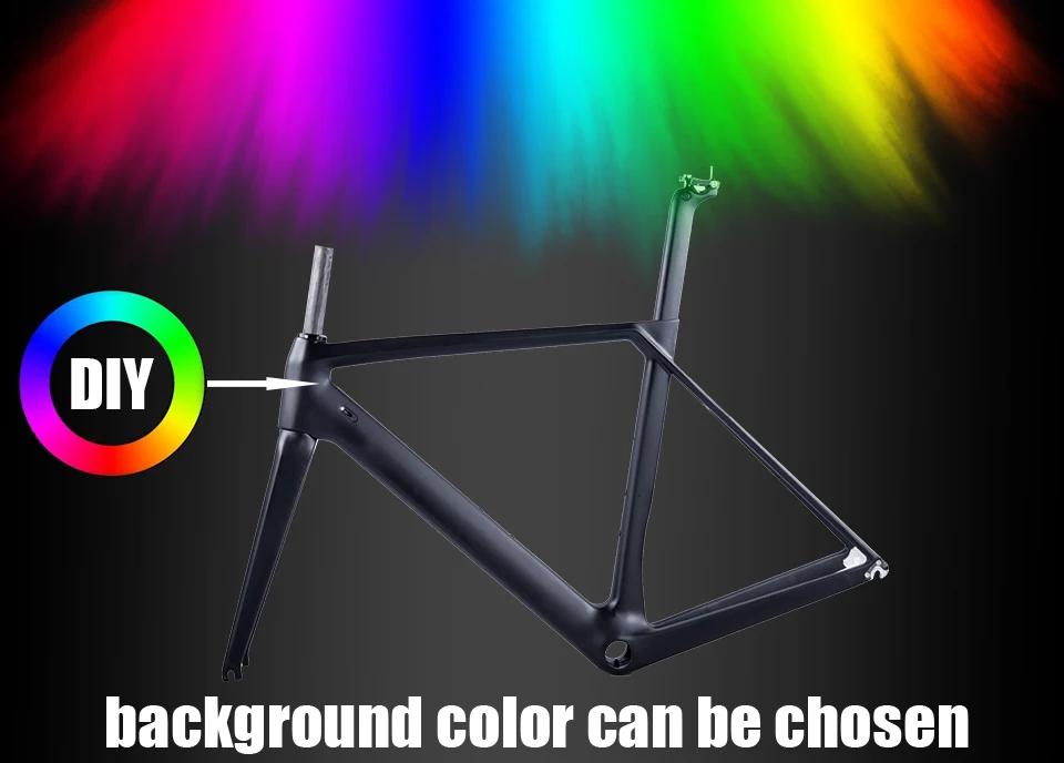Cheap Chinese Flat mount disc brake or C-brake Carbon Road Frame T800 Aero full carbon fiber road bike frame QR or thru axle 3 Cheap Chinese Flat mount disc brake or C-brake Carbon Road Frame T800 Aero full carbon fiber road bike frame QR or thru axle 3