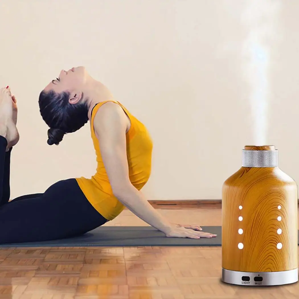 

100ml Ultrasonic Air Humidifier Aroma Essential Oil Diffuser Adapter Humidifier Mute Mist Fogger Maker Creative LED Llight