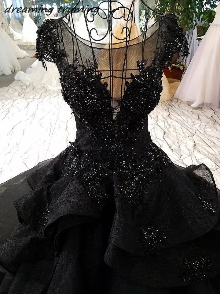 black bride dress halloween