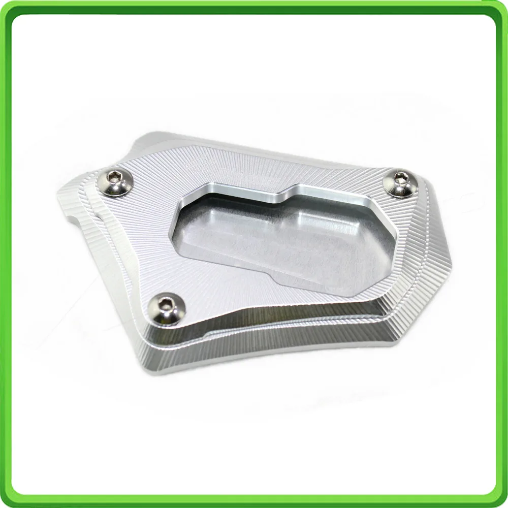CNC подножка боковая подставка Pad для BMW R1200GS 2012 2013 2014 2015 2016 R 1200 GS Adventure LC K51 серебро|r