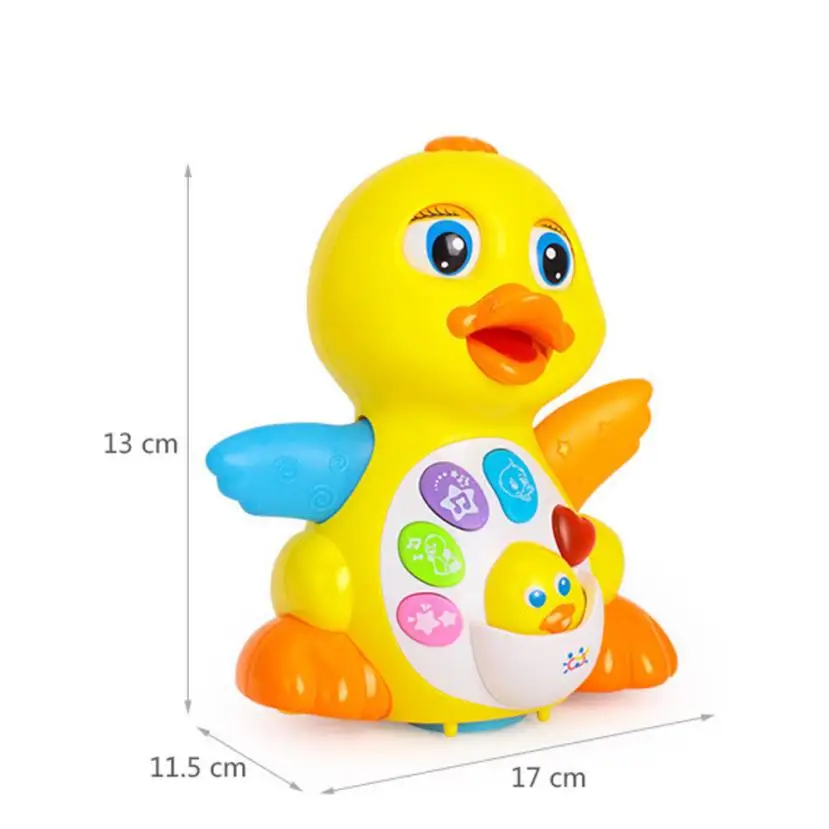 Yellow Duck Infant Electrical Universal Toy for Children Kids